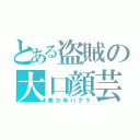 とある盗賊の大口顔芸（美少年バクラ）