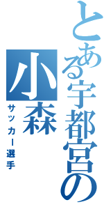 とある宇都宮の小森Ⅱ（サッカー選手）