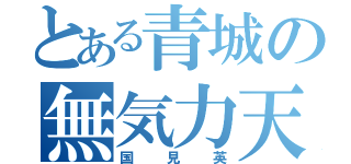 とある青城の無気力天使（国見英）