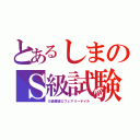 とあるしまのＳ級試験（Ｓ級魔導士フェアリーテイル）