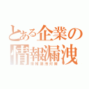 とある企業の情報漏洩対策（情報漏洩対策）