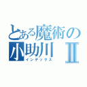 とある魔術の小助川Ⅱ（インデックス）