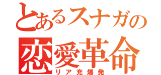 とあるスナガの恋愛革命（リア充爆発）