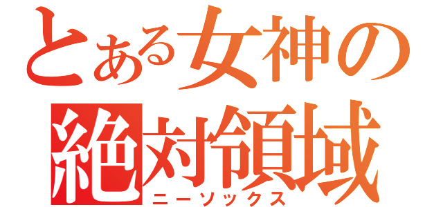 とある女神の絶対領域（ニーソックス）