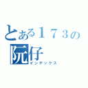 とある１７３の阮仔（インデックス）