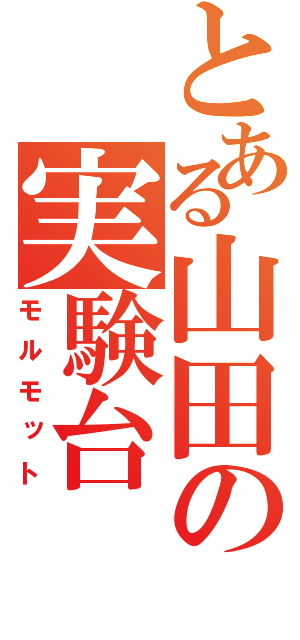 とある山田の実験台（モルモット）