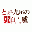 とある九尾の小白凯威（Ｖ Ｖ 君）