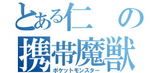 とある仁の携帯魔獣（ポケットモンスター）