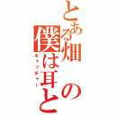 とある畑の僕は耳と 目を閉じ口をつぐんだ人間になろうと考えた（キャッチャー）