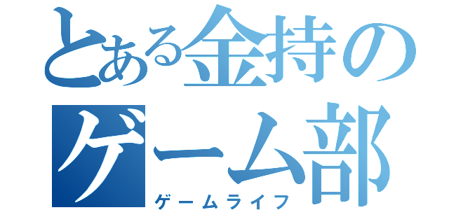 とある金持のゲーム部屋（ゲームライフ）