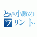 とある小数のプリント（）