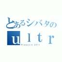 とあるシバタのｕｌｔｒａ ｓｏｕｌ（Ｐｌｅａｓｕｒｅ\'２０１３）