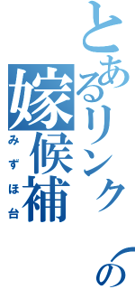 とあるリンク（２０）の嫁候補（みずほ台）