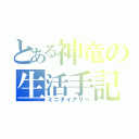 とある神竜の生活手記（ミニダイアリー）