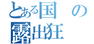 とある国の露出狂（）