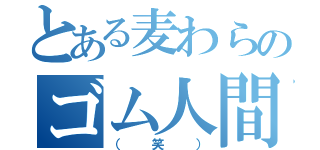 とある麦わらのゴム人間（（笑））