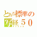 とある標準の写経５００貫（キャラメル）