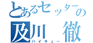 とあるセッターの及川 徹（ハイキュー）