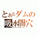 とあるダムの吸水闇穴（ブラックホール）