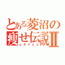 とある菱沼の痩せ伝説Ⅱ（ムダナヒビ）