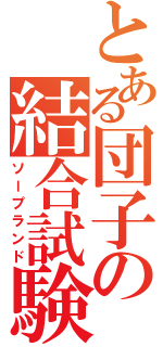 とある団子の結合試験（ソープランド）