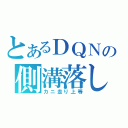 とあるＤＱＮの側溝落し（カニ走り上等）