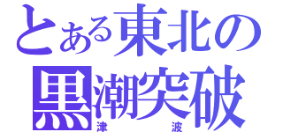 とある東北の黒潮突破（津波）