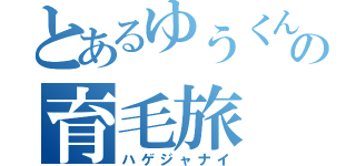 とあるゆうくんの育毛旅（ハゲジャナイ）