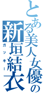 とある美人女優の新垣結衣（ガッキー）