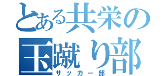 とある共栄の玉蹴り部（サッカー部）