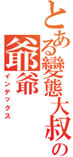 とある變態大叔の爺爺（インデックス）