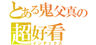 とある鬼父真の超好看（インデックス）