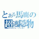 とある馬鹿の超逃隠物語（リレーアンカー）