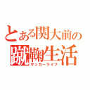 とある関大前の蹴鞠生活（サッカーライフ）