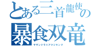 とある三首龍使いの暴食双竜（サザンドラ×アクジキング）