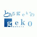 とあるｇｅｋｏｔａのｇｅｋｏｔａ（ｇｅｋｏｔａ）