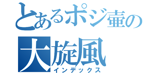 とあるポジ壷の大旋風（インデックス）