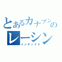 とあるカナブンのレーシングチーム（インデックス）