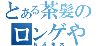 とある茶髪のロンゲやろう（杉浦稜太）