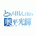 とある田んぼの奥平光輝（スロース）