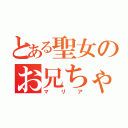 とある聖女のお兄ちゃん（マリア）