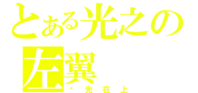 とある光之の左翼（圣光在上）