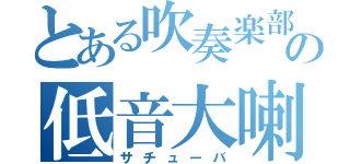 とある吹奏楽部の低音大喇叭（サチューバ）