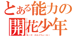 とある能力の開花少年（ルーク・スカイウォーカー）