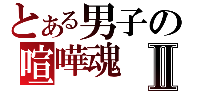 とある男子の喧嘩魂Ⅱ（）