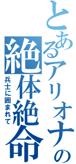 とあるアリオナの絶体絶命（兵士に囲まれて）