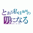 とある私は海賊の王の男になるのです（モンキー・Ｄ・ルフィ）