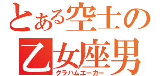 とある空士の乙女座男（グラハムエーカー）