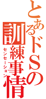 とあるドＳの訓練事情（センセーション）