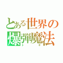 とある世界の爆弾魔法（トキ）